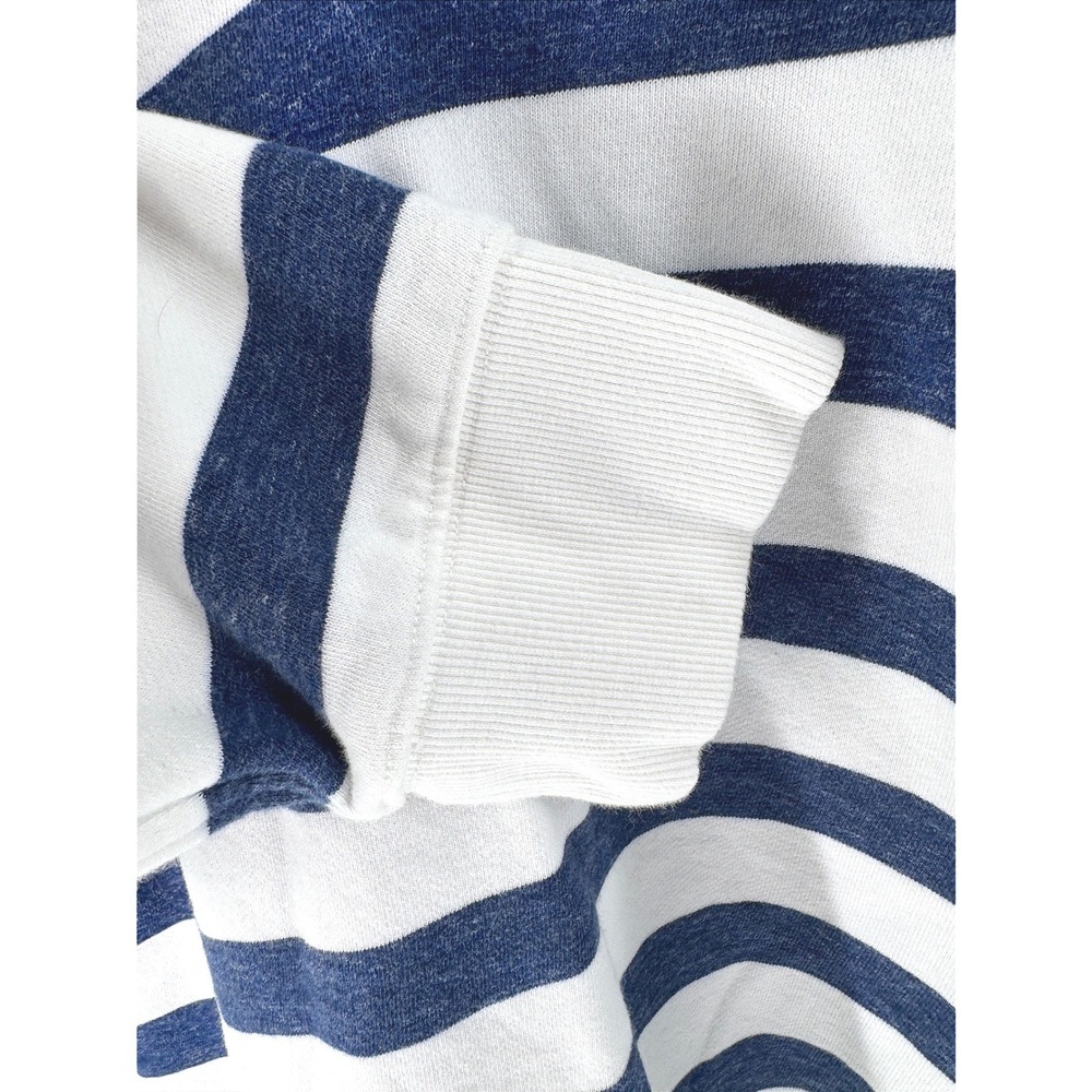 Vineyard Vines Rugby Pullover Mens XXL Blue White Striped Coastal Sweatshirt - Picture 11 of 11